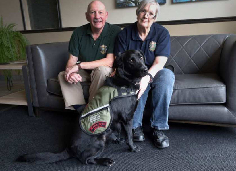 Veteran with PTSD Gets On with Life Because of Service Dog