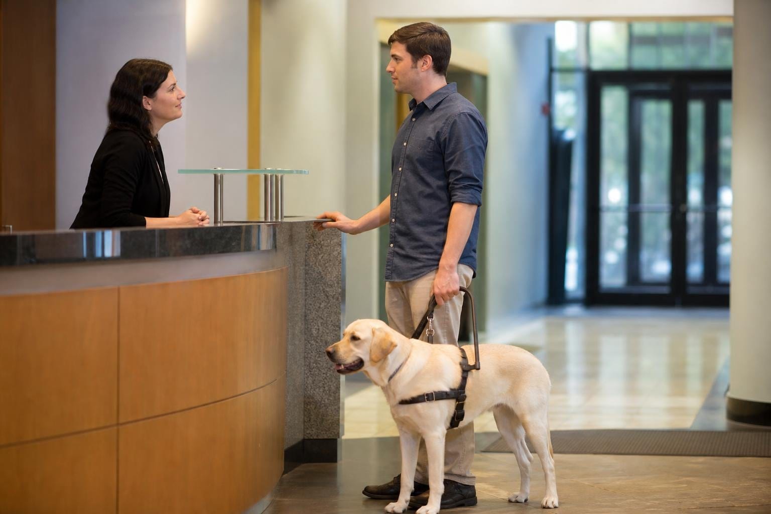 can you ask for id for a service dog